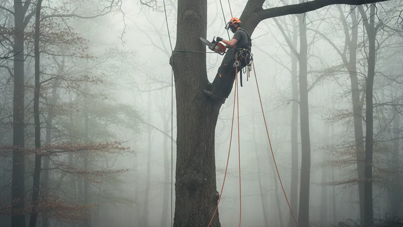 Abattage et élagage d'arbres : étapes pour travailler en sécurité