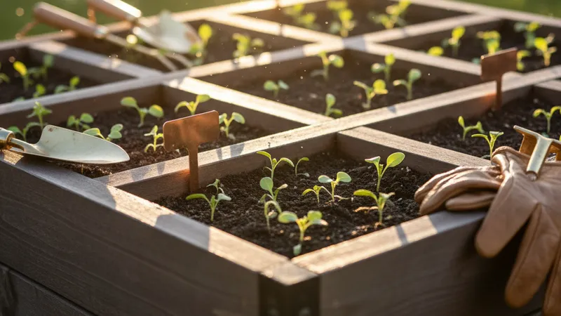 Jardin potager en carré : guide complet pour débutants