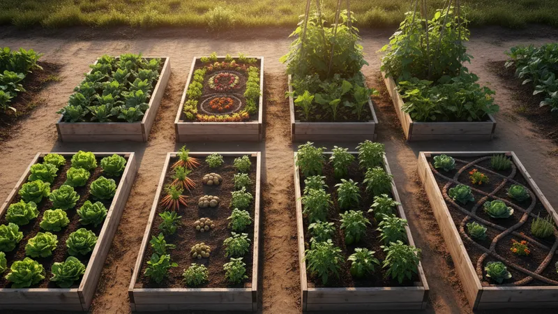Modèle de jardin potager : 4 plans qui marchent vraiment